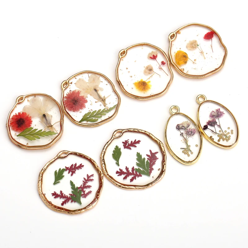 2 шт. Прозрачные плоские прессованные Натуральные сушеные цветы гибискус