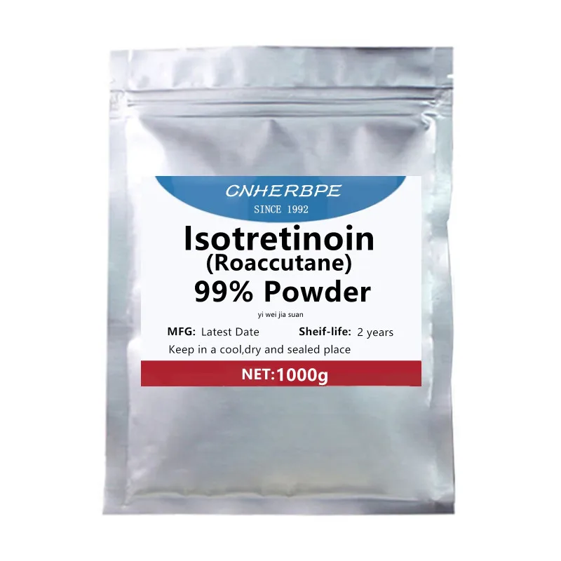 

50-1000g BestSelling Quality Isotretinoin (Roaccutane) Powder,Isotretinoin, Baofuling CIS Retinoic Acid,Yi Wei Jia Suan