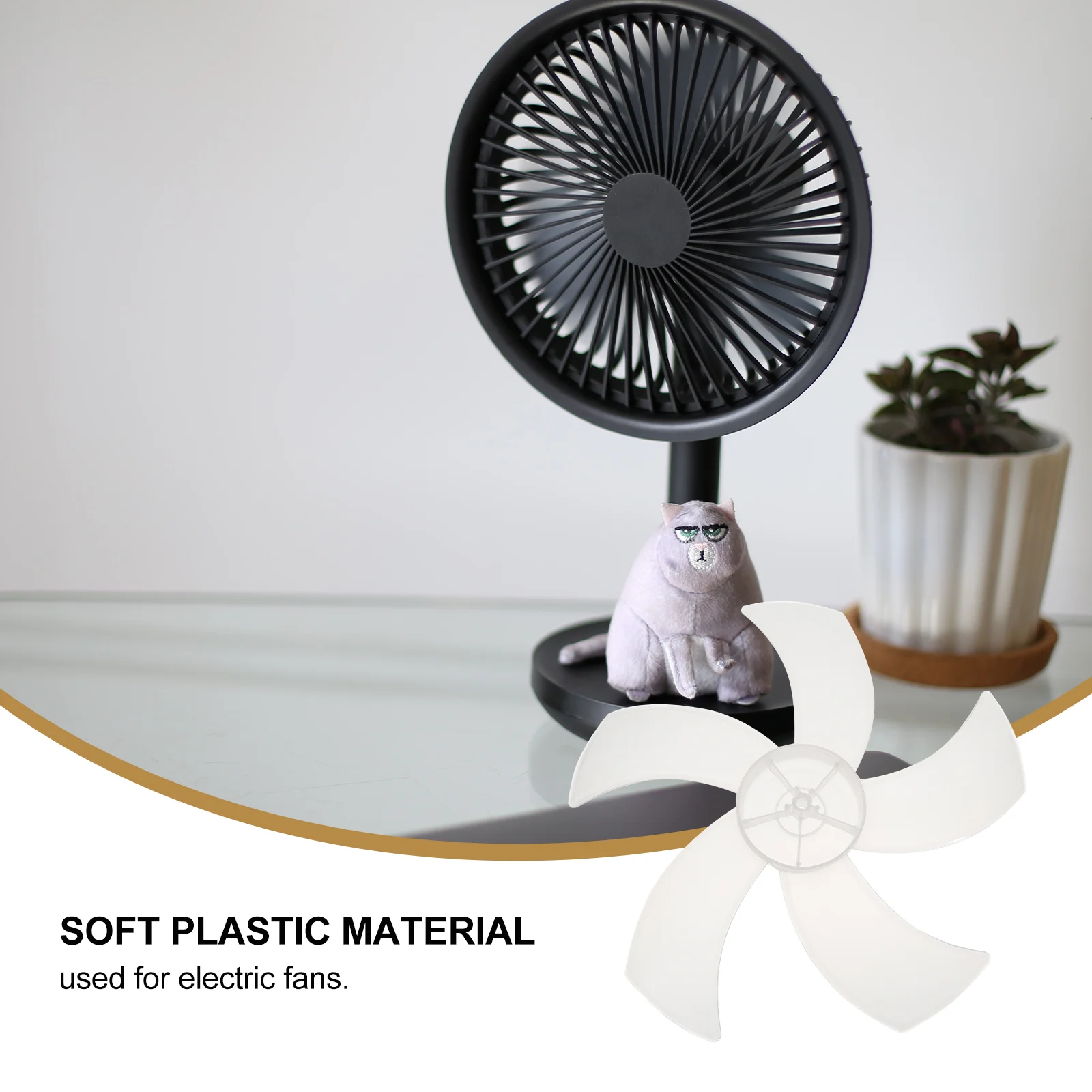

2 Pcs Ceiling Fan Blades Replacement Wind Fan Accessory Blades Parts Creative White Practical Supply Replacement Universal