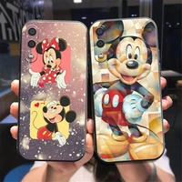 disney mickey mouse phone case for samsung galaxy a32 4g 5g a51 4g 5g a71 4g 5g a72 4g 5g liquid silicon silicone cover carcasa