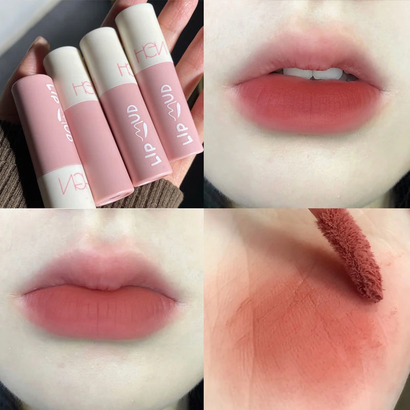 

Powder Fog Fluffy Lipstick Lip Mud Hot Moisturizing Waterproof Sustained Air Lip Glaze Frosted Lip Gloss Makeup Cosmetics