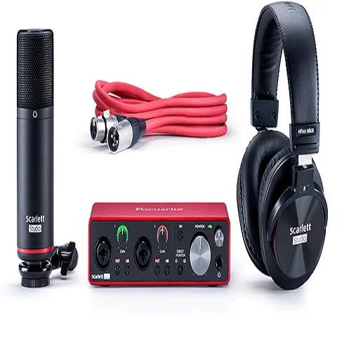 

Fast Selling Scarletts 2i2 Studio 2nd Gen USB Audio Interface and Recording Bundle with Pro Tools