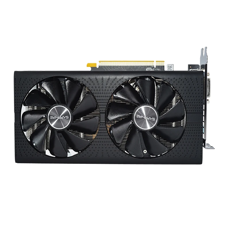 Б/у Видеокарта SAPPHIRE RX 590 580 8 ГБ графический процессор Radeon видеокарта Nitro AMD экран