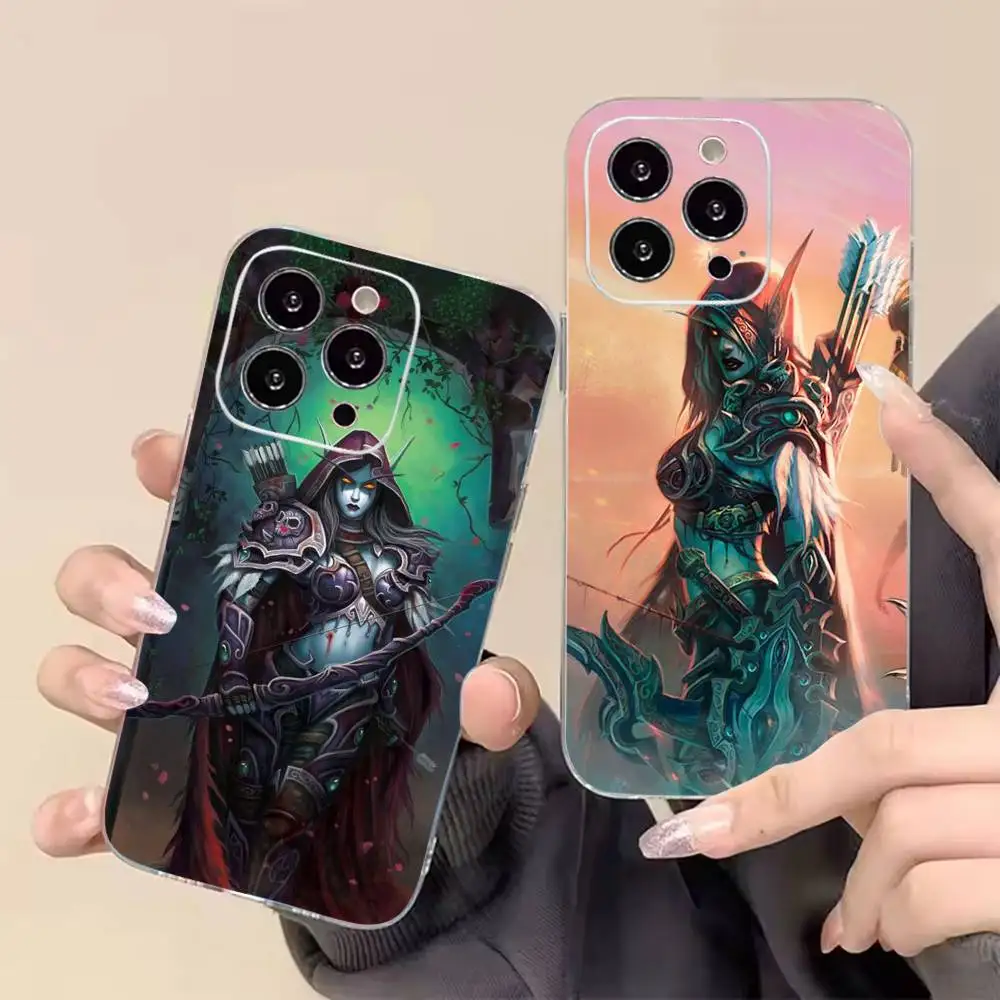 Фото Чехол для телефона WoW S-Sylvanas Windrunner, силиконовый, мягкий, для iPhone 17 16 15 14 13 12 11 Pro MAX Plus X. №1