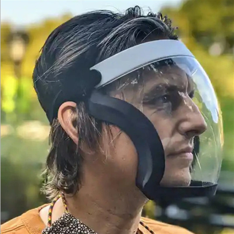 

Full Face Shield Unisex Eye Shield Mask Protective Cover WindProof Anti-fog Head Cover Screen Visors Eye Protection Face Mask