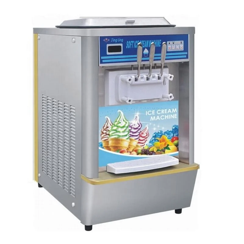 

12~18kgs/h Table top soft ice cream making machine with 3 flavours