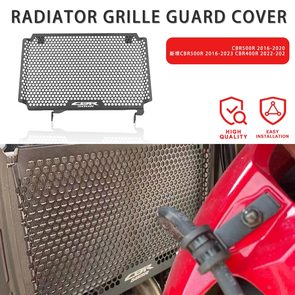 

Motorcycle Radiator Grille Guard Grill Cover Protector For Honda CBR500R CBR 500R 500 R 2013-2017 2018 2019 2020 2021 2022 2023