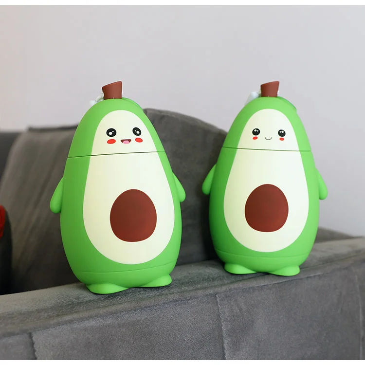 Стеклянный мультяшный креативный студенческий питьевой стакан с ручкой