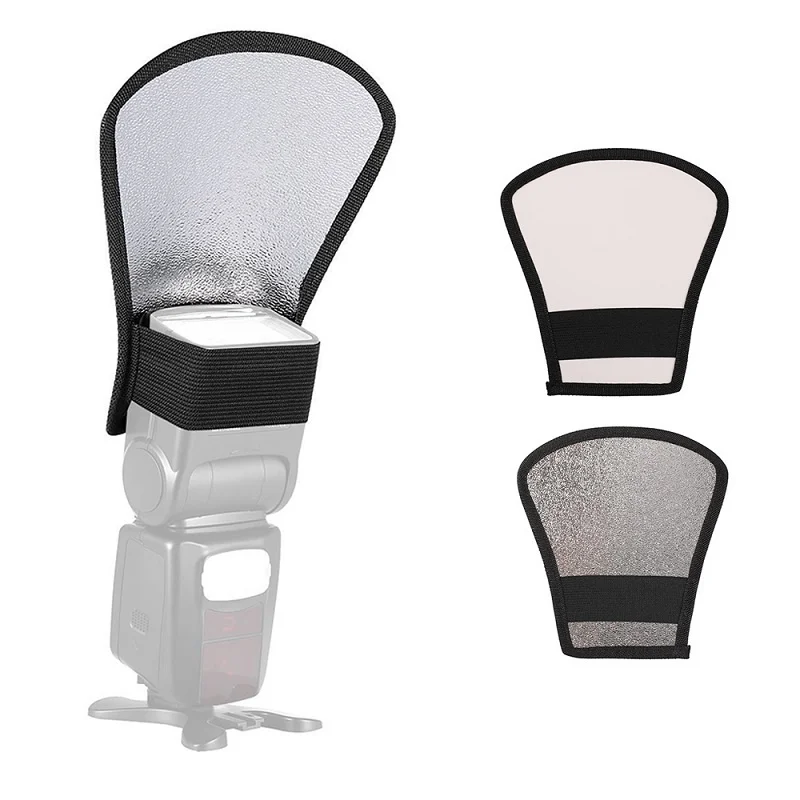 

Double-sided Universal Camera Flash Diffuser Softbox Photo Flash Light Reflector For Canon Nikon Sony Photo Studio