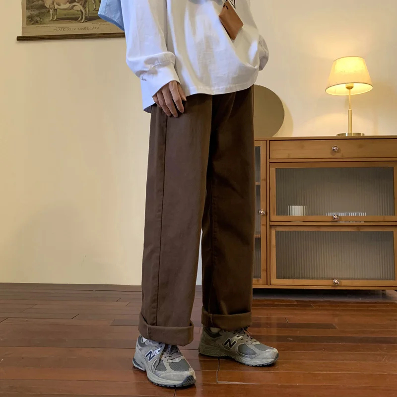 Summer 4 Colors Baggy Jeans Men's Fashion Harajuku Casual Straight Jeans Men Streetwear Hip Hop Loose Denim Pants Mens Trousers