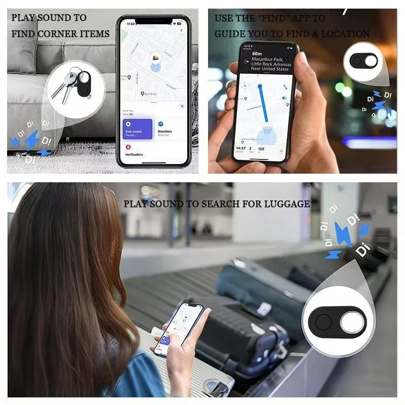 Фото Теги воздушного трекера Android Bluetooth-трекер Смарт-тег работает с Google Find Hub Приложение для отслеживания локатора Устройство поиска предметов для ключей №4