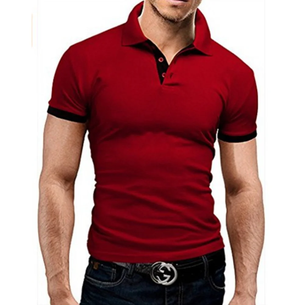 

2023 Covrlge Polo Shirt Men Summer Stritching Men's Shorts Sleeve Polo Business Clothes Luxury Men Tee Shirt Brand Polos MTP129