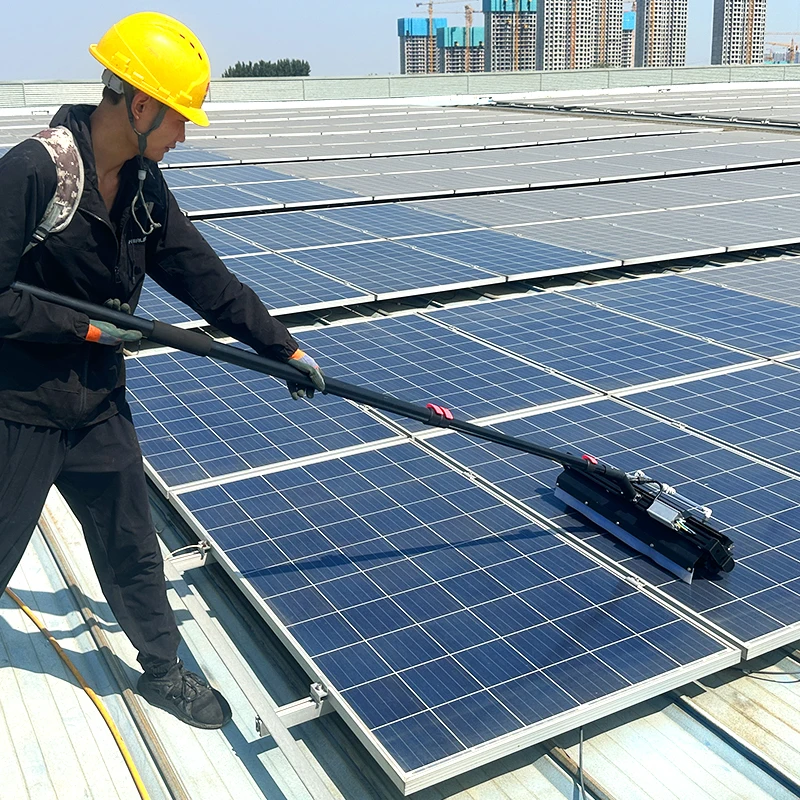 Моющий робот-модуль автоматическая машина для сухой чистки на солнечной батарее