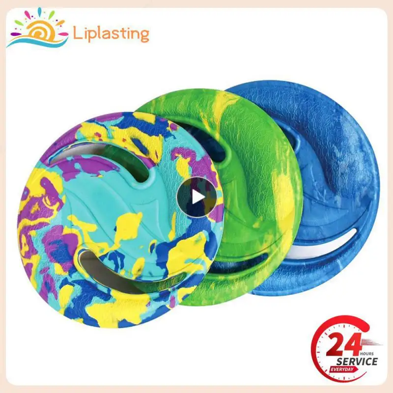 

Креативный Вращающийся Летающий диск для занятий спортом на открытом воздухе мягкая летающая тарелка для детского сада пациентов интерактивная игрушка для отдыха подарок для детей