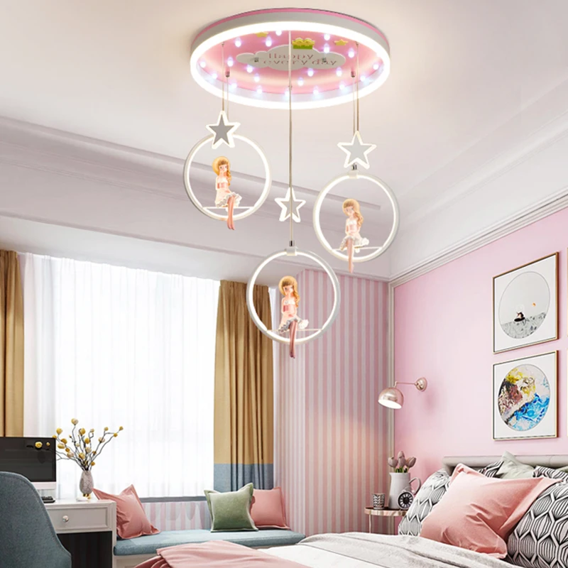

European style Girl Bedroom decorative LED lamp indoor chandelier lighting chandelier living room decorative Chandelier