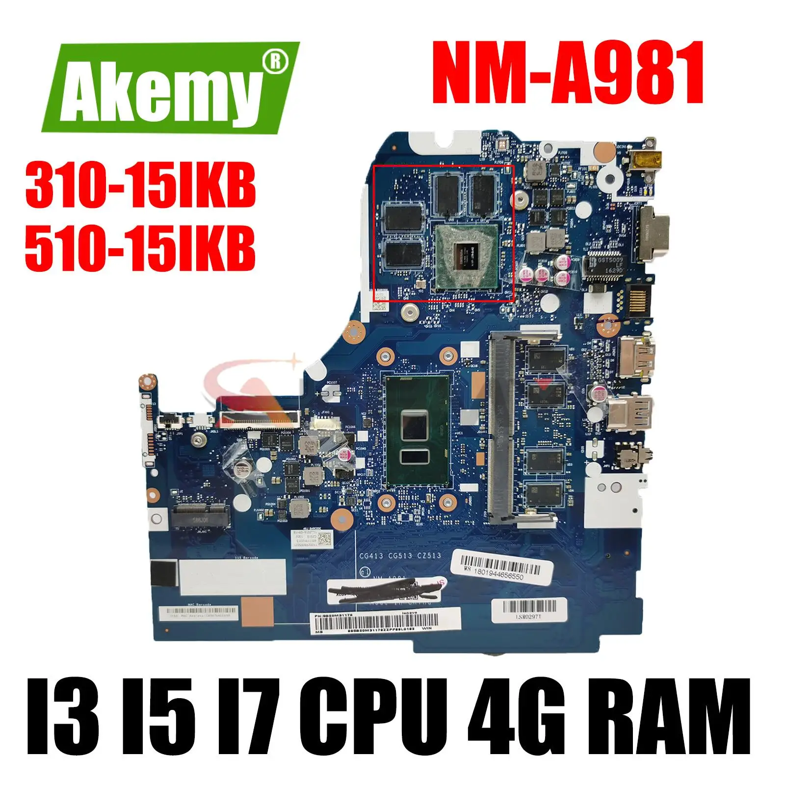 NM-A981 материнская плата для Lenovo