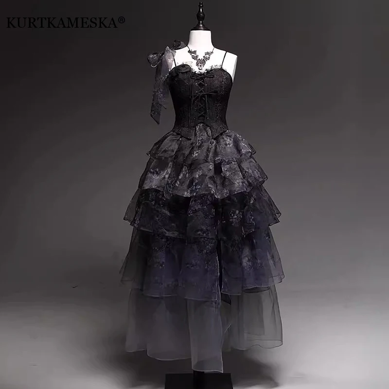 Вечернее платье в стиле Лолиты свадебные платья для невесты женское элегантное