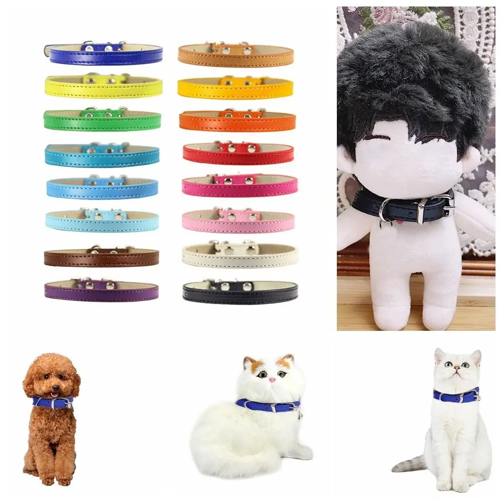 

Ожерелье для куклы 10 см, новый реквизит для фото сплошного цвета, мини-ошейник, чокер, подарки на день рождения