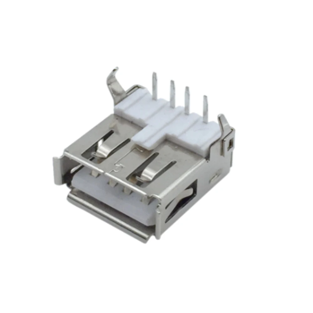 2021 Hot Sale 10Pcs USB Type A Standard Port Female Solder Jacks Connector PCB Socket USB-A type