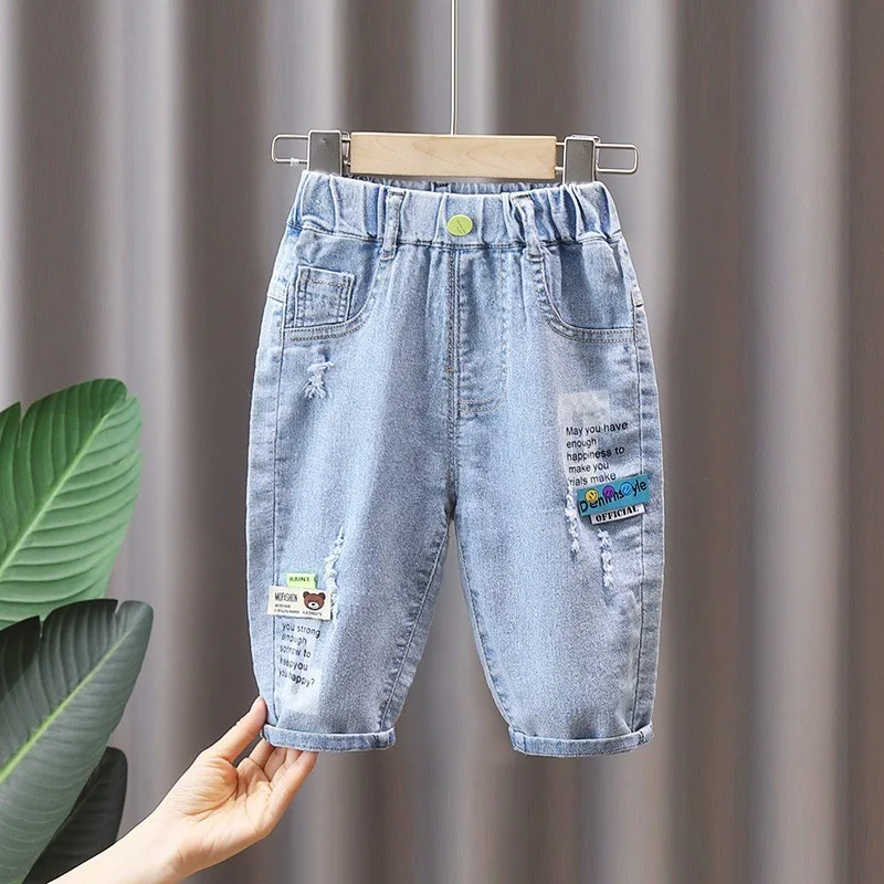 Джинсовые шорты для мальчиков и девочек на возраст 2-9 лет |