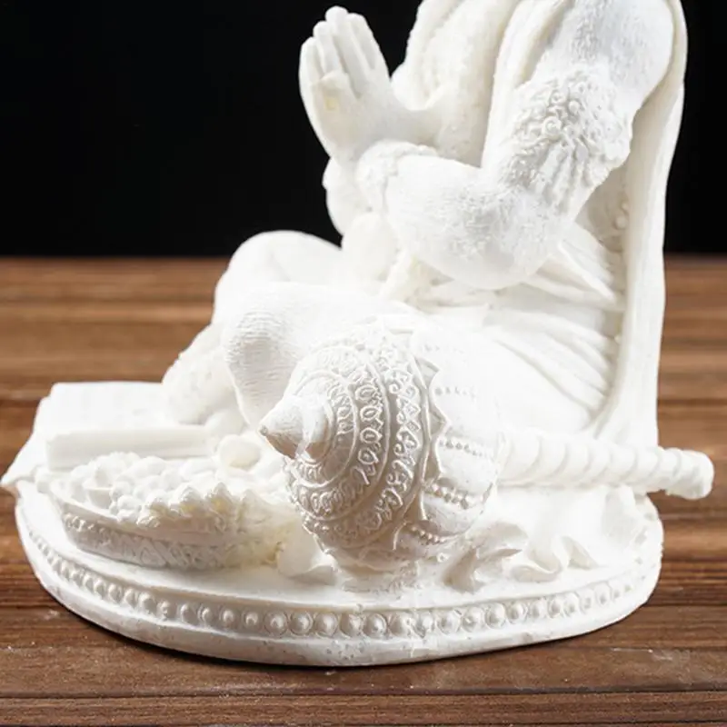 Скульптура Hanuman из смолы сидящая статуя декоративная фигурка для йоги медитации