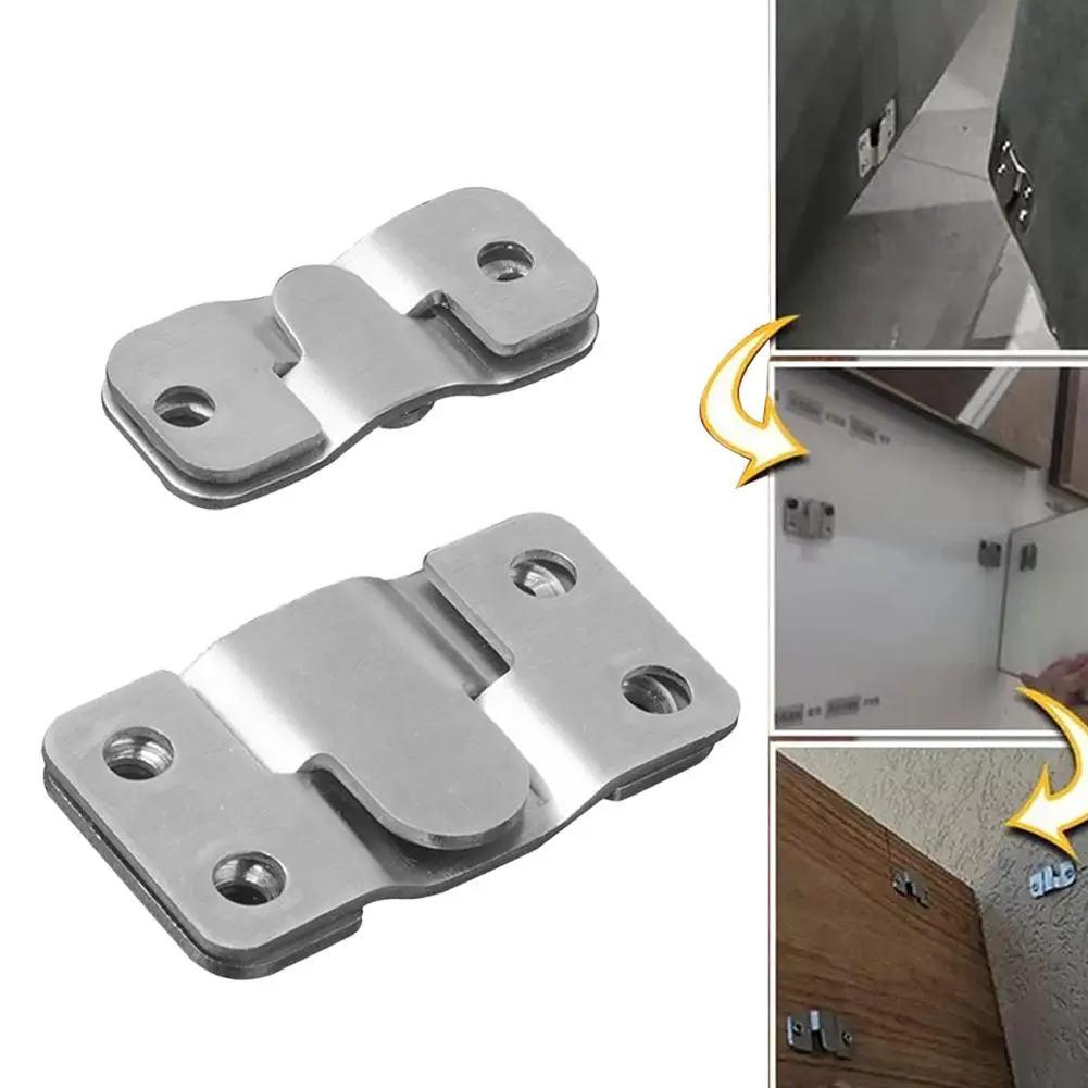 Сверхпрочный крючок для фоторамки из нержавеющей стали настенный блокировочный