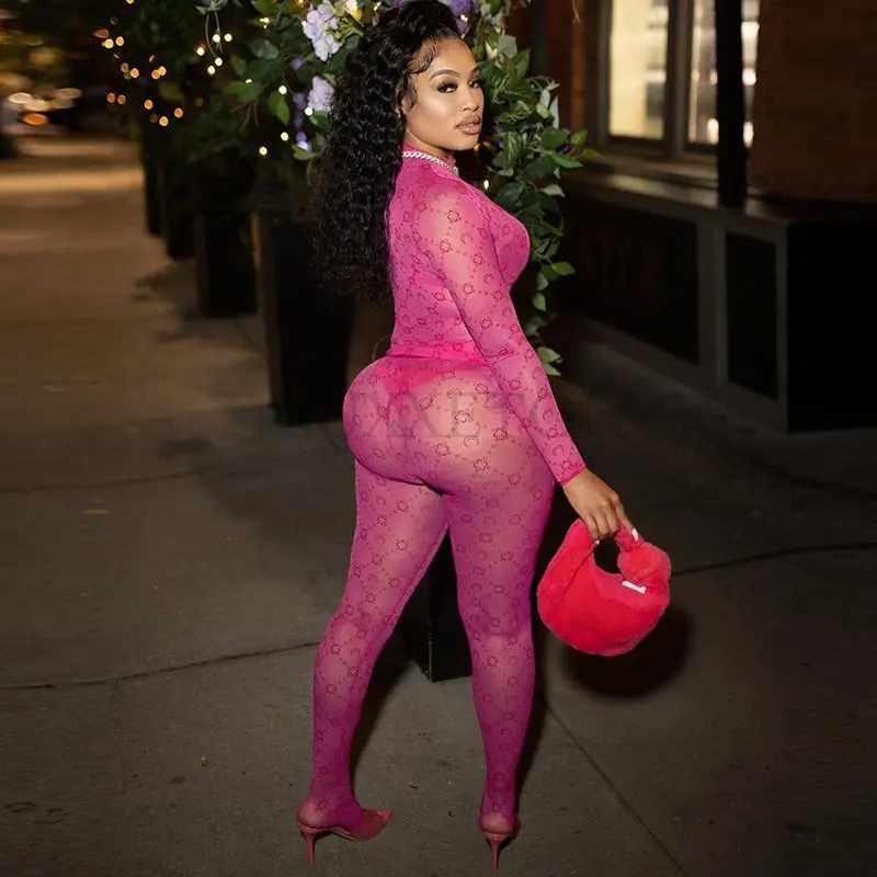 

Женские сетчатые Прозрачные топы и длинные брюки, комплект из двух предметов, комплекты одежды 2023, летняя одежда, оптовая продажа товаров дл...