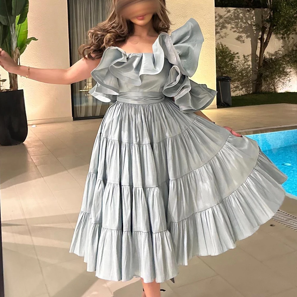 Изысканные драпированные оборки без бретелек длиной до пола трапециевидной