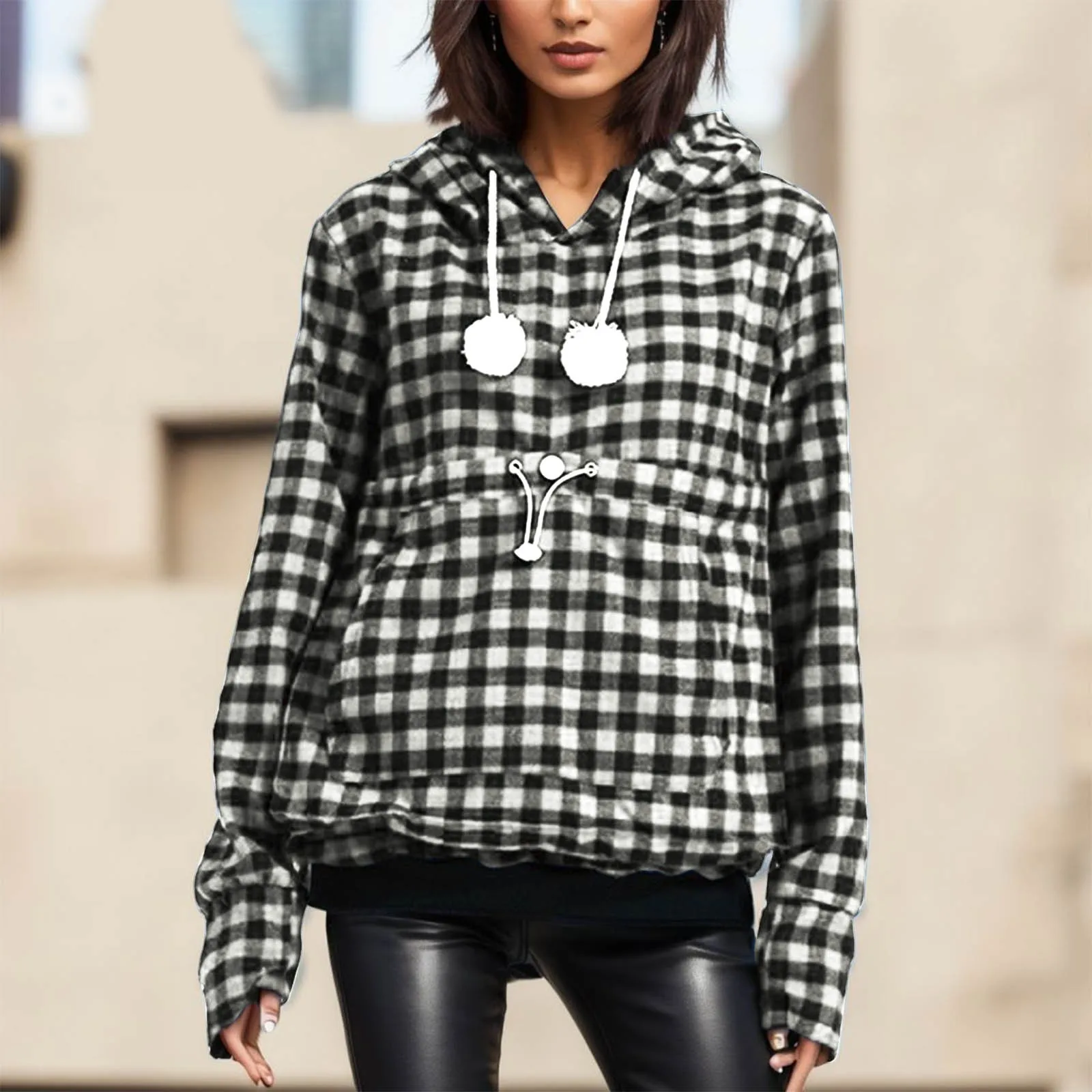 

Pet Pouch Fleece Thick Hoodies Womens Dog Cat Puppy Holder Sweatshirts Hooded Tops Harajuku Oversize Leisure Tracksuits Pullover