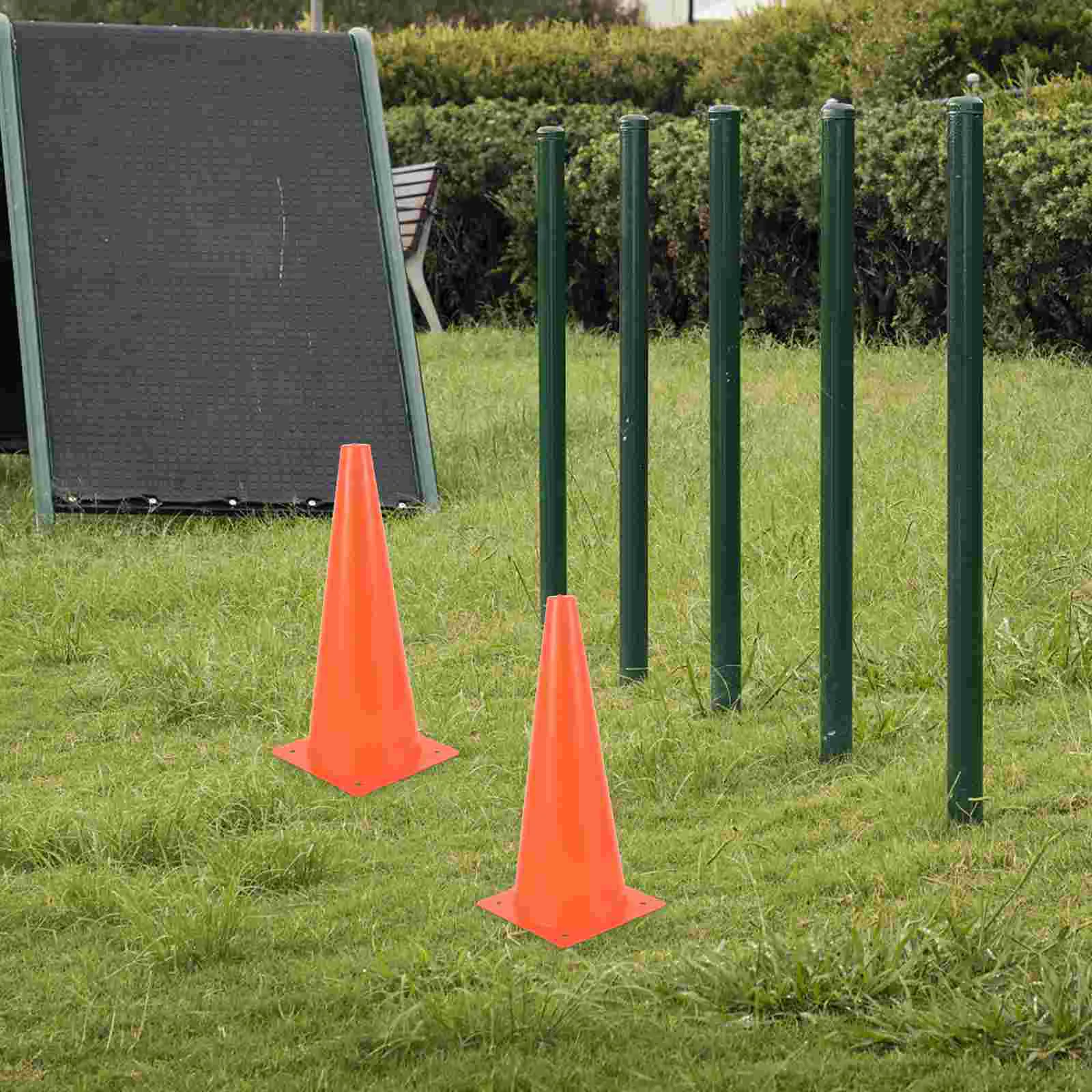 

4 Pcs Safety Cone Road Cones Plastic Soccer Football Traffic Training Supplies Basketball Driving