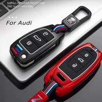 for audi a1 a3 8p 8l a4 a5 b6 b7 a6 a7 c5 c6 4f q3 q5 q7 tt s3 s4 s6 rs a4l a6l s5 s7 matal car smart remote key case fob cover