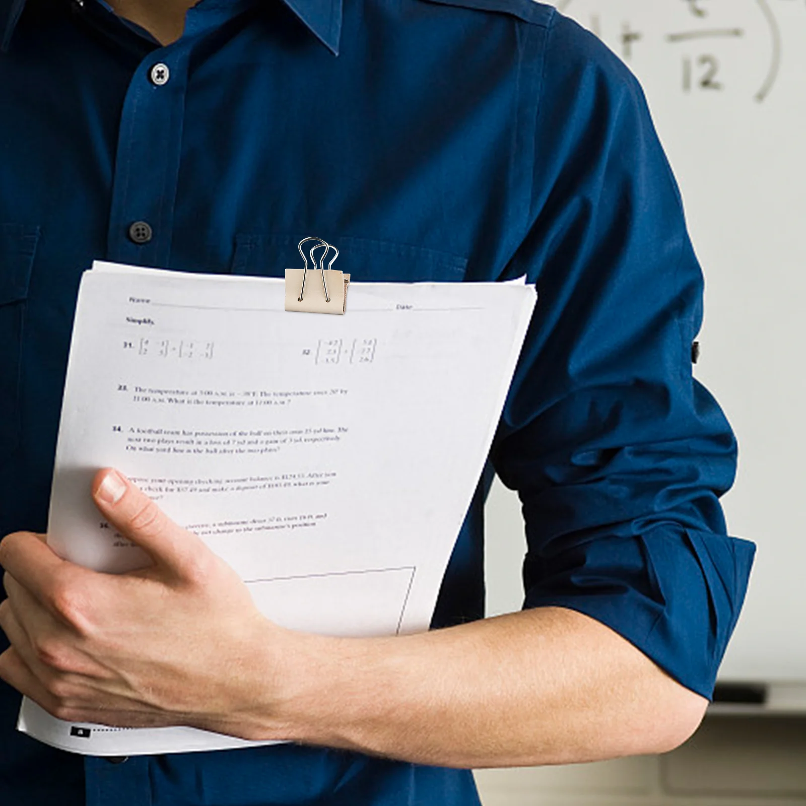 

5 Pcs Dovetail Clip Binder Paper Test Clips DIY Clamp Metal Ticket Hand Making