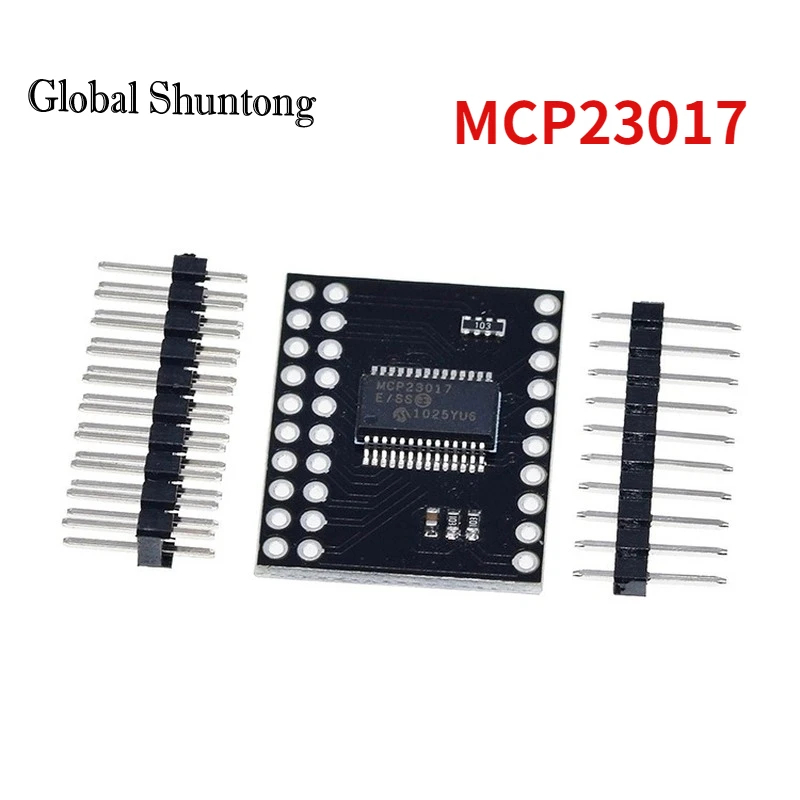 

1pcs MCP23017 Serial Interface Module IIC I2C SPI MCP23S17 Bidirectional 16-Bit I/O Expander Pins 10Mhz Serial Interface Module