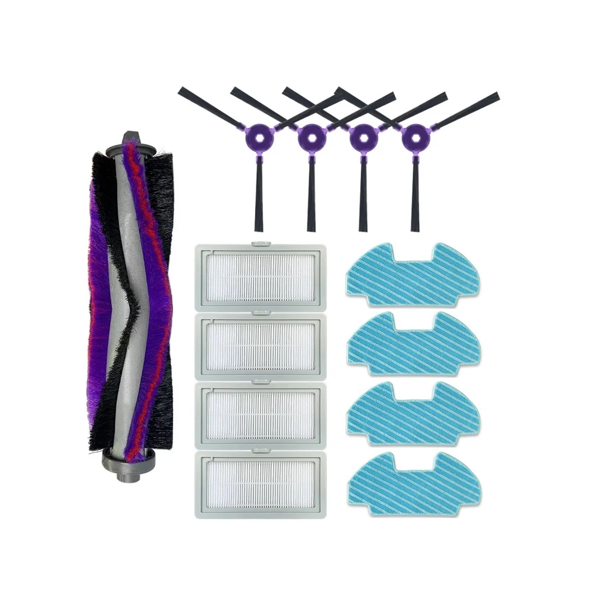 

For I5 I5C VCR07 VCR08 MR09 VR05R5050WK Vacuum Cleaner Part Main Side Brush Hepa Filter Mop Cloth