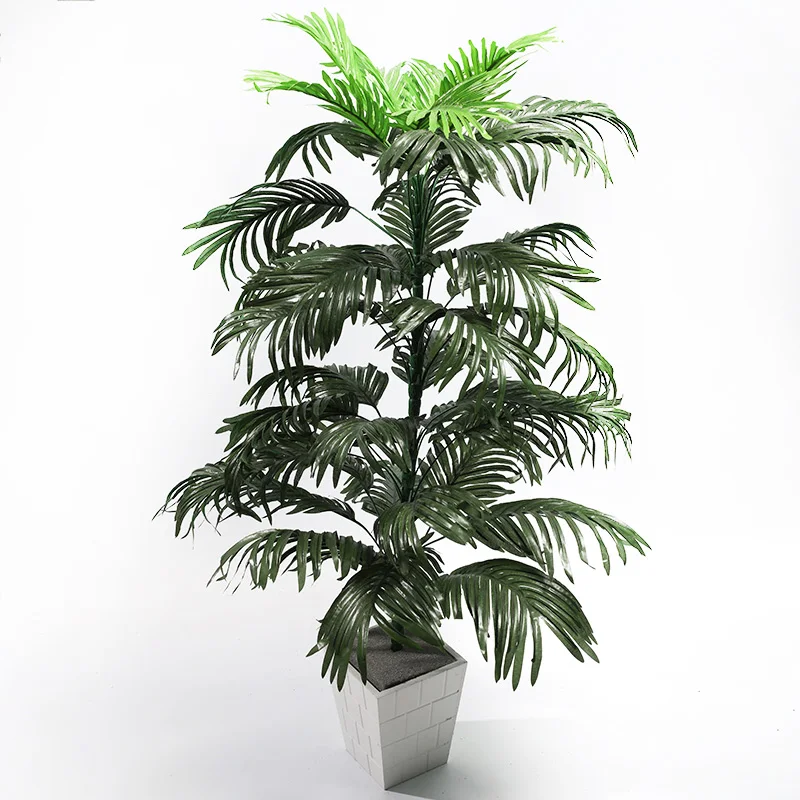 

90cm Tropical Palm Tree Large Artificial Plants Fake Monstera Without Pot Silk Coconut Tree For Home Living Room Garden Decor