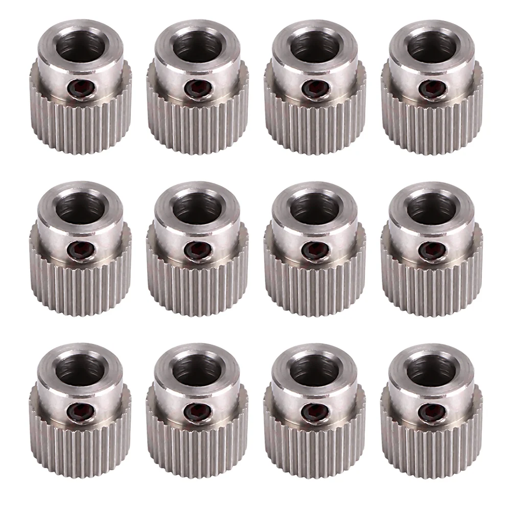 

3Dgear Wheel Extruder Teeth Feeding Bolt Drive Screw Feed Extrusion Hobbing Kit Hobbed Accessories Filament Printing Tool