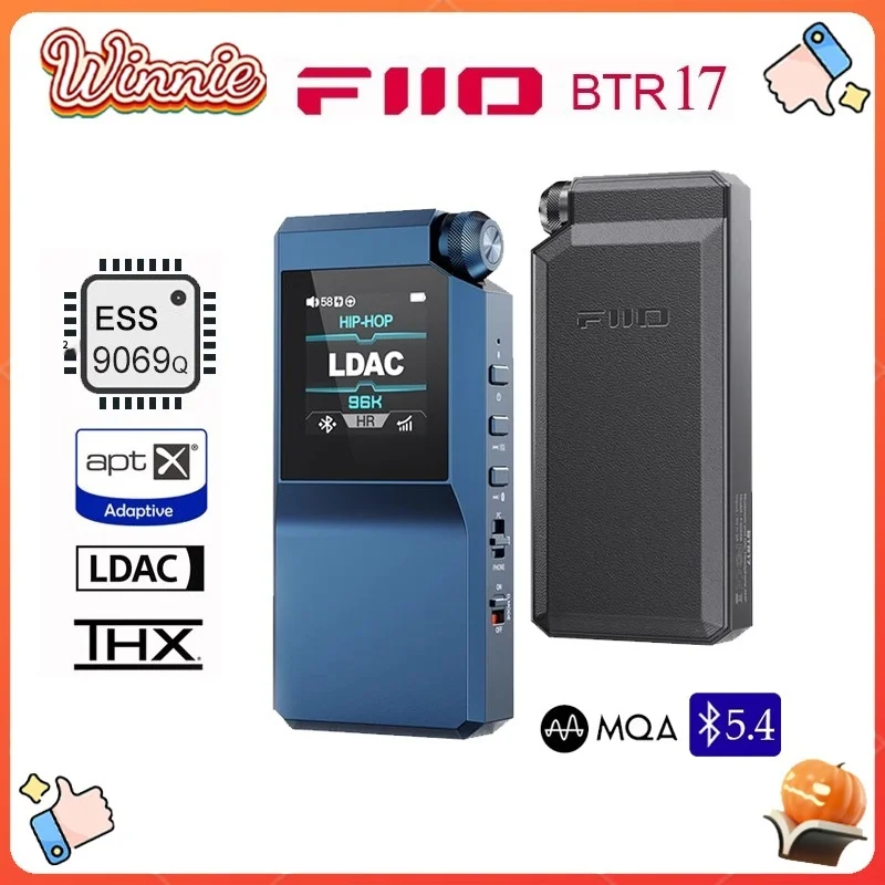 Fiio Btr17 Bluetooth декодирование наушников усилитель мощности Hi-Fi портативный