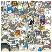 103050pcs anime miyazaki hayao totoro cartoon cute stickers laptop luggage scrapbook diary phone waterproof sticker kids toy