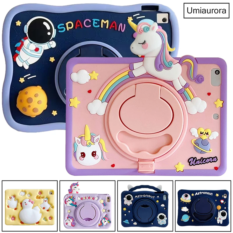 Для Xiaomi RedMi Pad SE 11 Pro 12 1 8 7 Mi 5 6 Pad7 2 дюйма 2024 Детский мультяшный чехол-подставка с