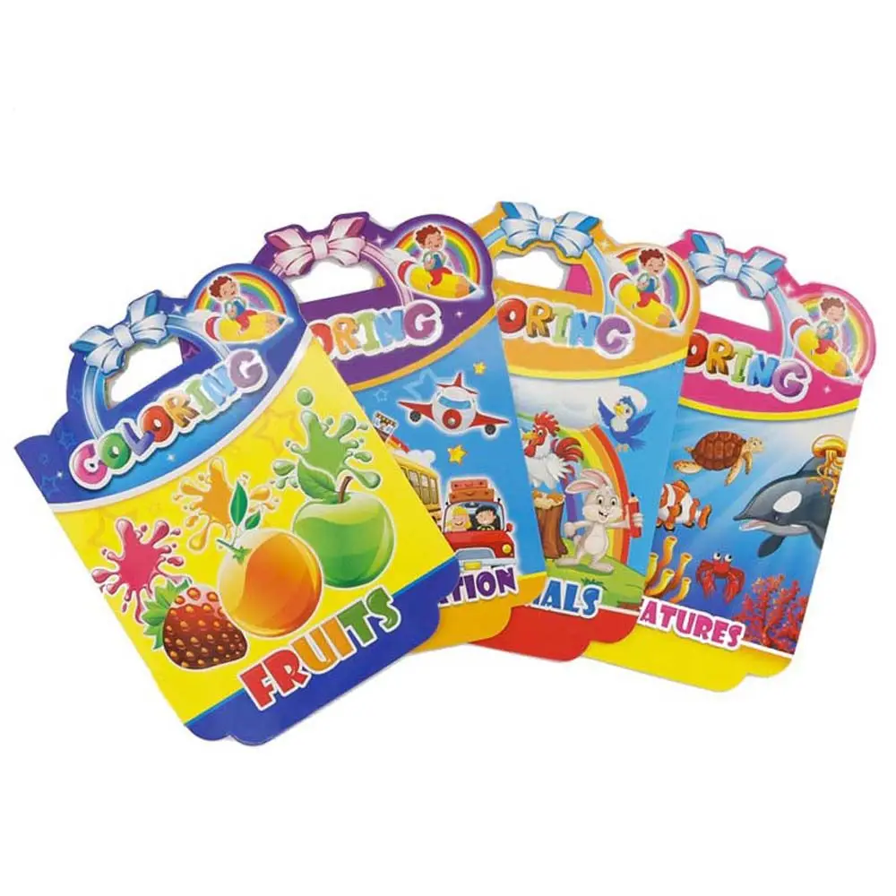 

Kid Coloring Book Colorful Magic Doodle Book Graphics Animals Fruits Painting Exercise Book Educational Birthday Toy Gifts