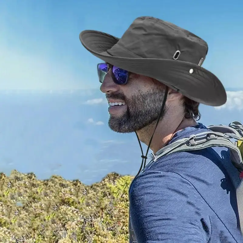 Шляпа-ведро от солнца дышащая походная шляпа рыболовные шапки для мужчин