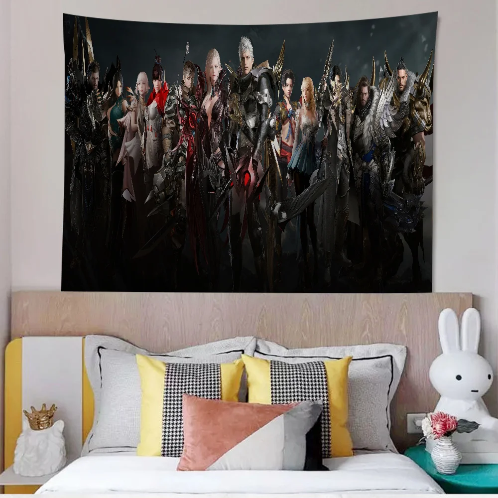 Игра Lost Ark красочный гобелен настенный с цветком хиппи настенные ковры декор для