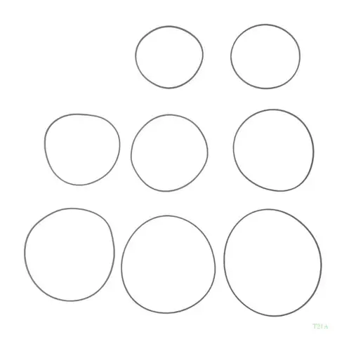 Резиновый приводной ремень T21A для магнитофона 105-150 мм