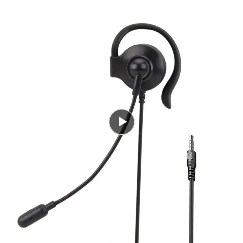 

3.5mm Centre/traffic/computer Single Side Wired Office Headset Telephone Operator Headphone With Mic Volume Control Universal