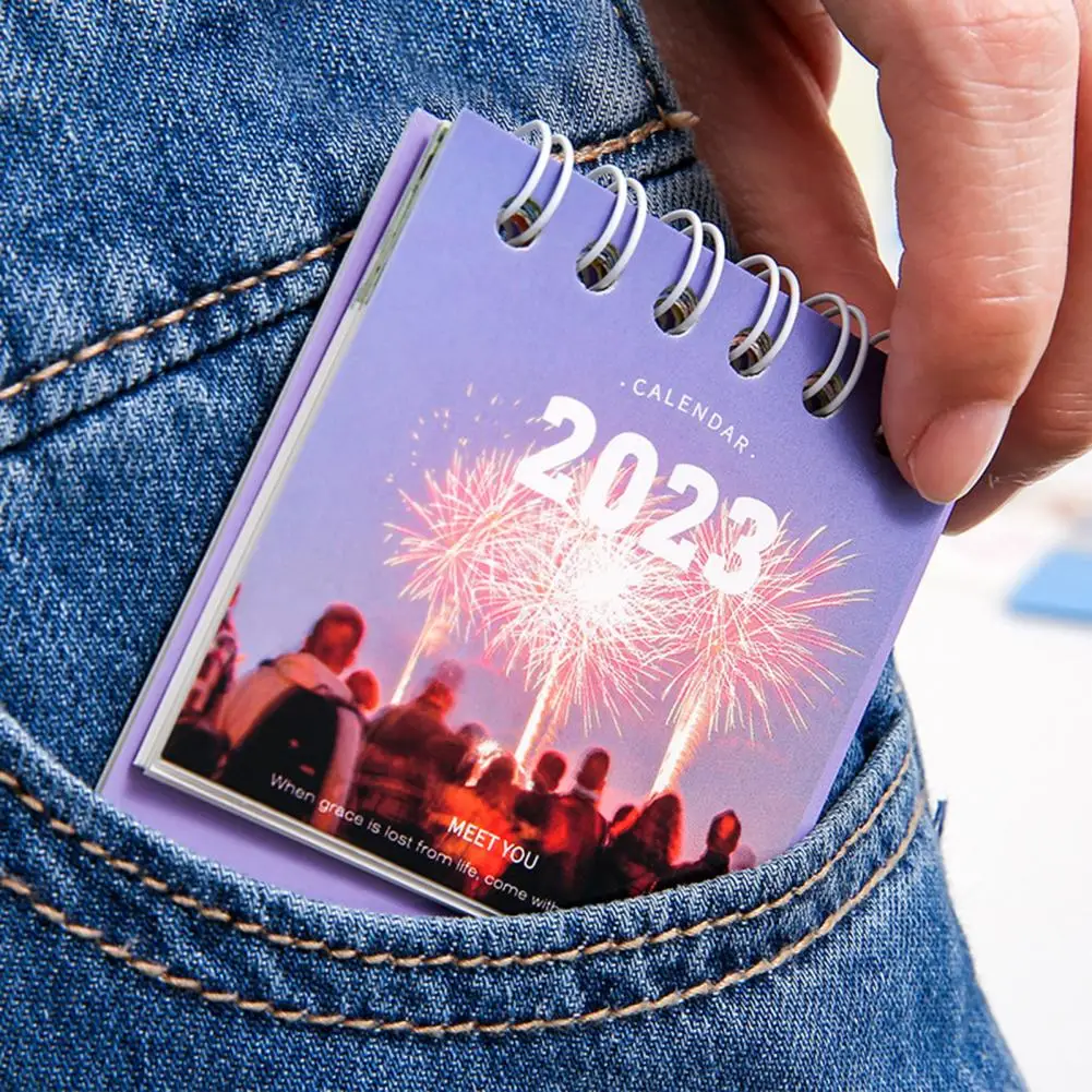 

Настольный календарь 4 стиля, Ландшафтная живопись, цветок, календарь 2023, катушка, дизайн, Треугольный Кронштейн, настольный календарь для о...