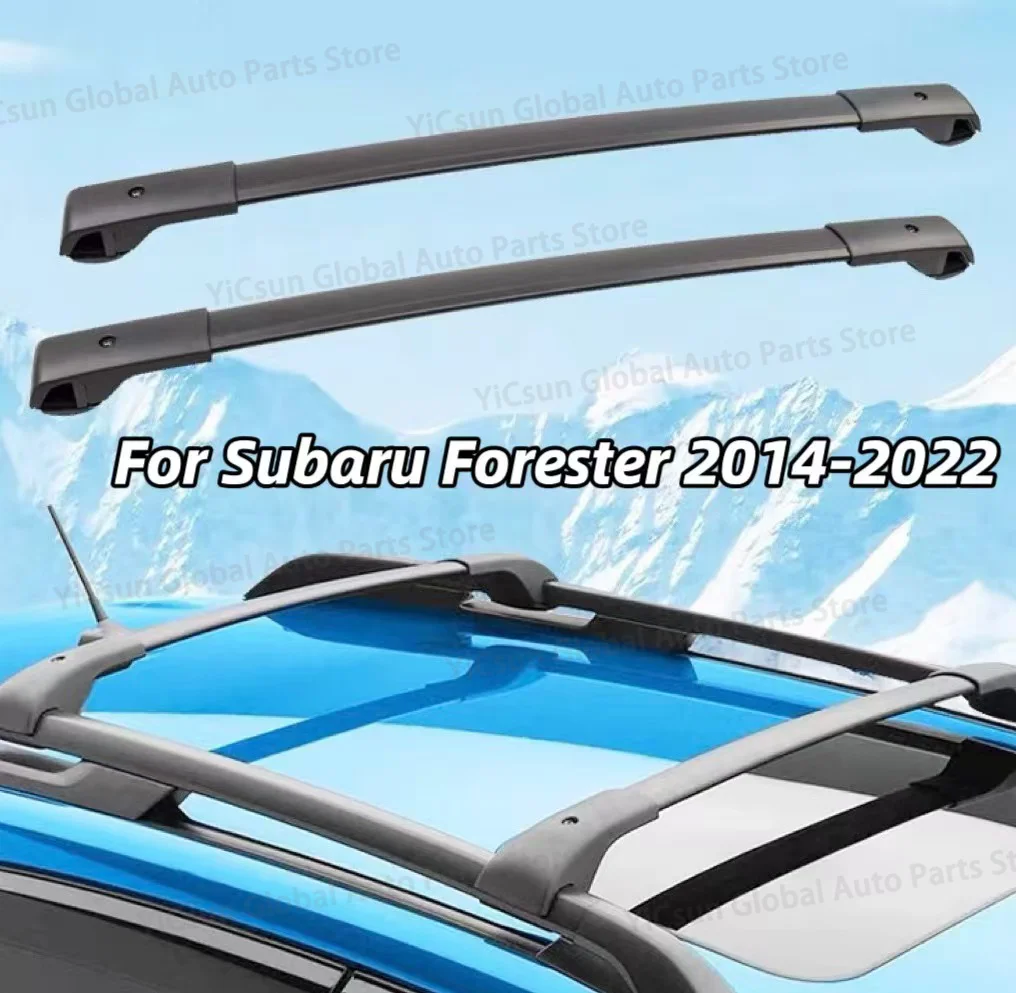 

Поперечные перекладины багажника на крышу подходят для Subaru Forester 2014-2022 гг. с приподнятыми боковыми направляющими, грузоподъемность 200 фунтов