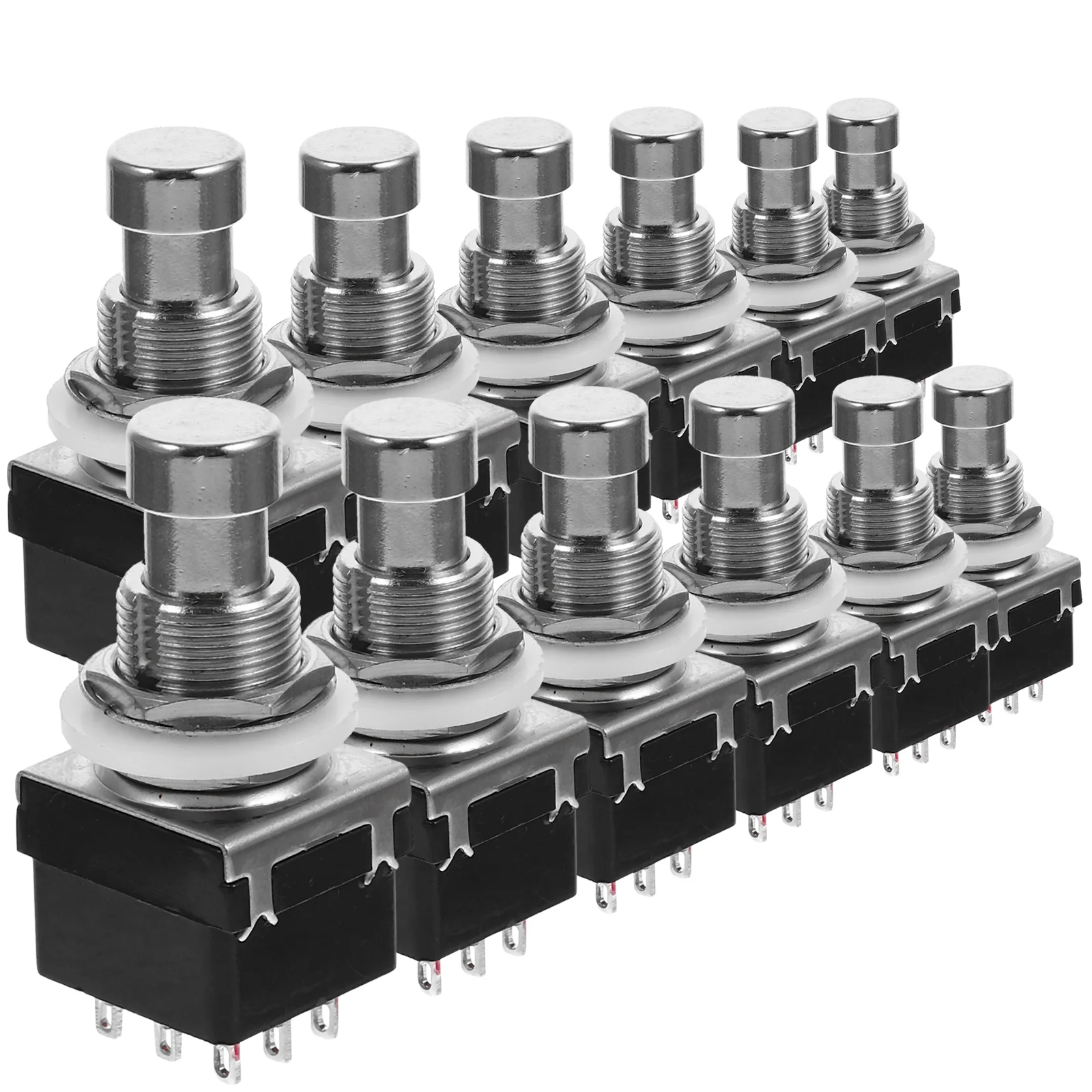 12 шт. девять ножных переключателей гитарная педаль кнопки аксессуар умный