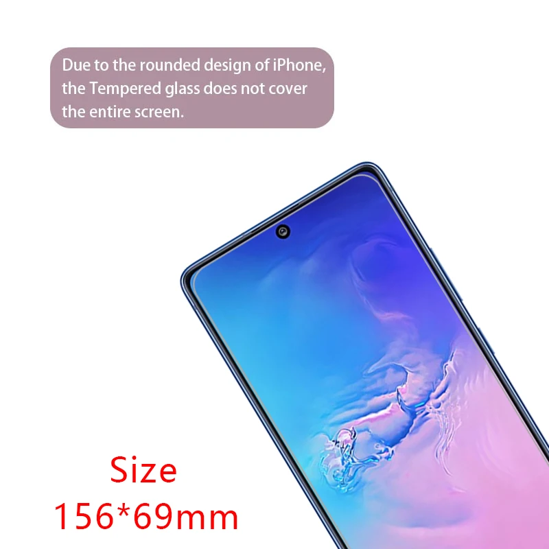 Чехол из закаленного стекла для телефона samsung galaxy s10 lite задняя крышка на s10lite 2020 g770f