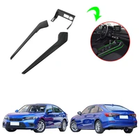 abs imitate carbon black new product interior parts lhd gear shift panel trim cigarette lighter cover frame for honda civic 2022