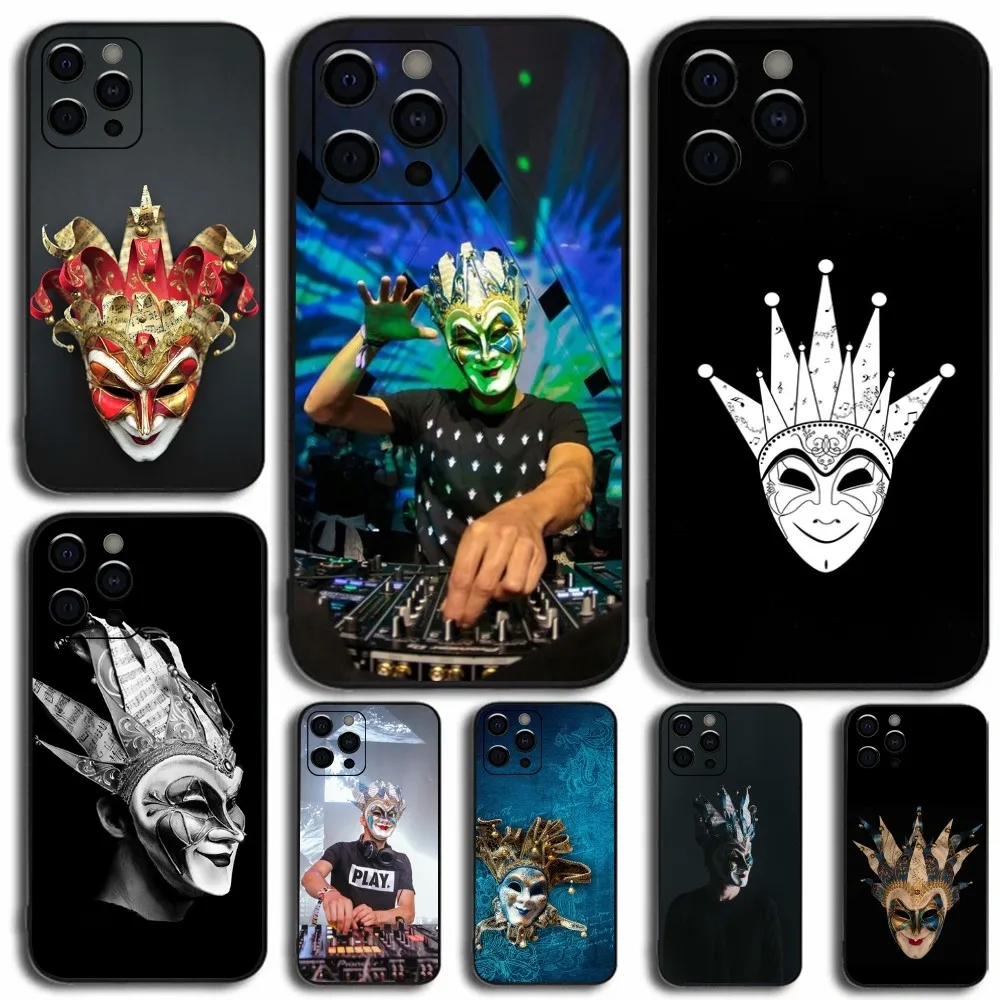 Чехол DJ B-Boris B-Brejcha для Apple iPhone 15 14 13 12 11 Pro X XS Max XR Plus мягкий черный мини-Чехол